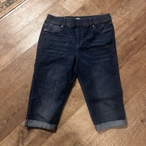 Just Be Women's Dark Blue Relaxed Shorts